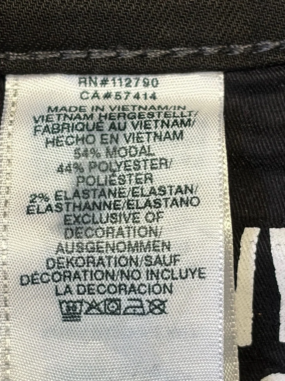 True Religion Geno Relaxed Slim Black Denim Jeans Men's Size 36x32